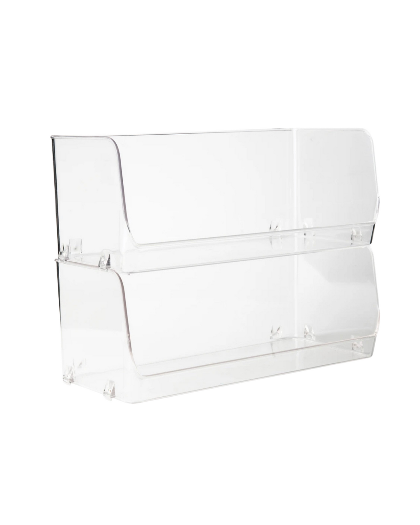 Clear Large Stackable Storage Tray
