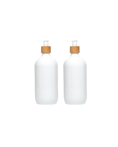 Refillable Glass Pump Bottles